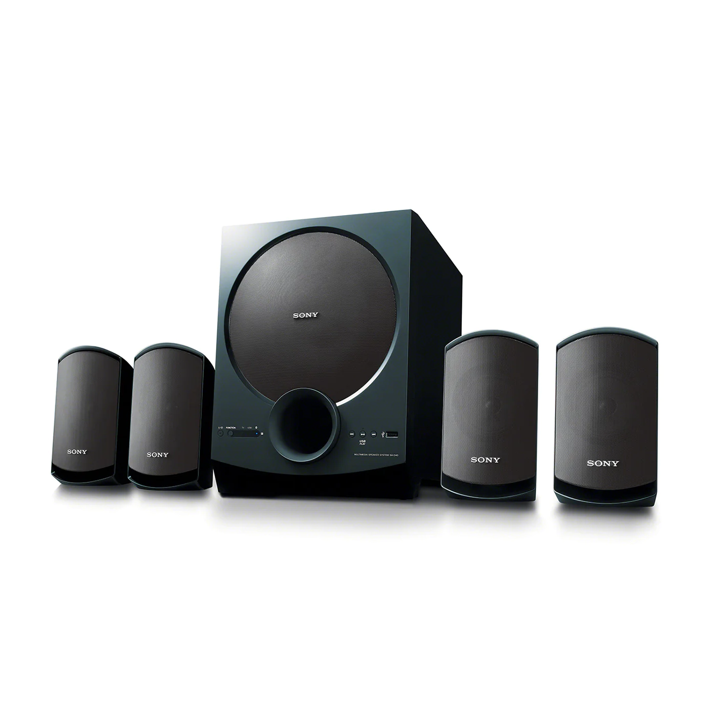 Sony SA-D40 C E12 4.1 Channel Multimedia Speaker System With Bluetooth (Black)